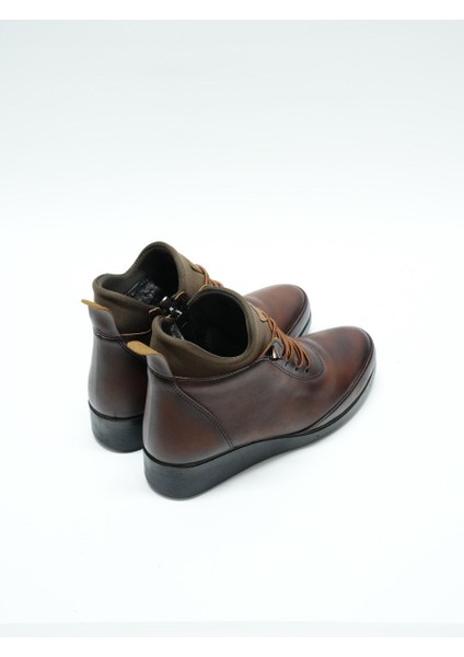 F. Brand Günlük Önü Incili Bağcıklı Kadın Bot, Kahverengi (Ladik) fiyatları