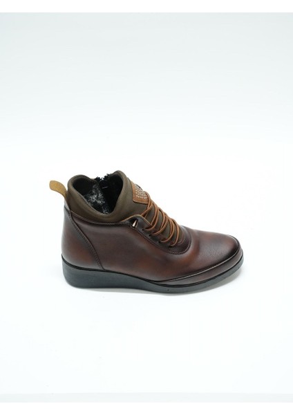 F. Brand Günlük Önü Incili Bağcıklı Kadın Bot, Kahverengi (Ladik) fırsatları