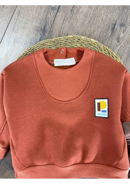 3 Iplik Içi Şardonlu Armalı Kışlık Erkek Bebek Takım modelleri