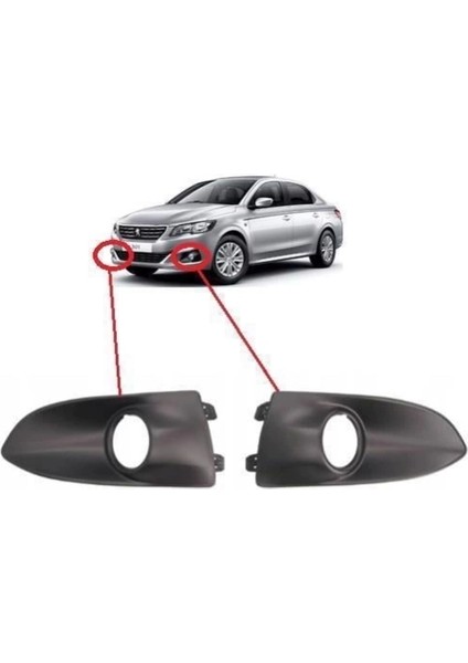 Sıs Far Çercevesı (Sag/sol Aynı Adet ) Psa 301 B.m 2017- (Oem No: 1622707280)