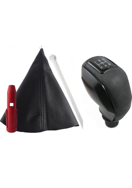 Peugeot 207 Spor Vites Topuz ve Körük Seti Özel Tasarım Siyah