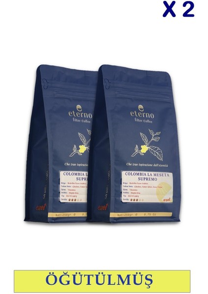 Eterno Colombia Supremo Öğütülmüş x 2 Adet 250 gr