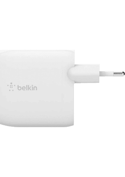 Belkın Dual Usb-C 45W Şarj Cihazı Beyaz