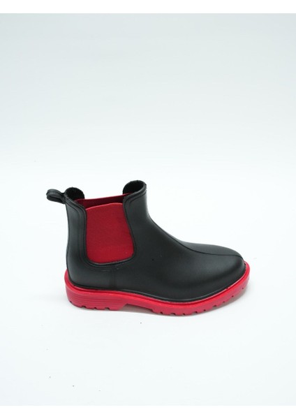 Akınal Bella Naylon Erkek Çizme , Siyah Kırmızı fırsatları