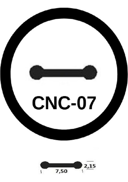 Cnc Kızak Fitili Cnc Sıyırıcı Contası 5 Metre Siyah