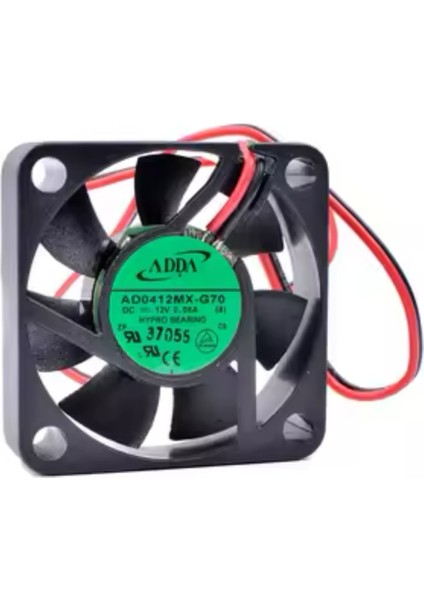 40X40X70MM 12V 0,06A 2 Kablo Fan AD0412MX-K90