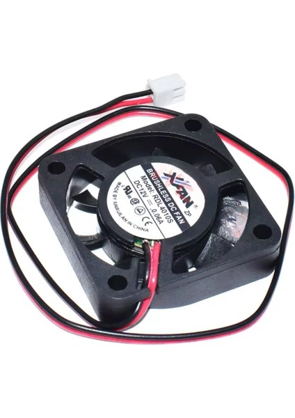 Xfan 40X40X10MM 12V 0,06A 2 Kablo Fan RDL4010S