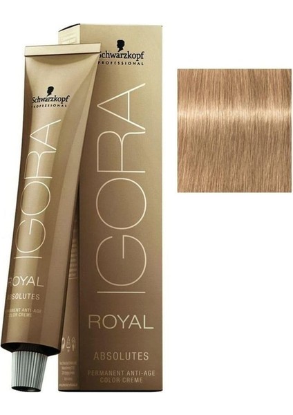 3 Adet Igora Royal Absolutes 9-40 Sarı-Doğal Bej Saç Boyası
