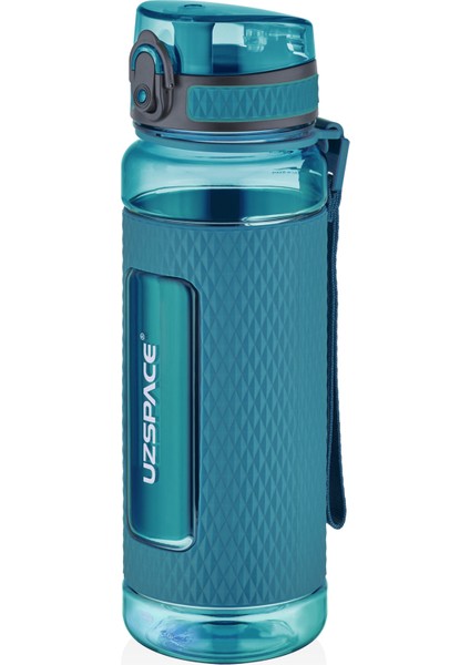 800ML -Büyük Boy- Tritan Su Matarası Silikon Korumalı Kaydırmaz Gövde