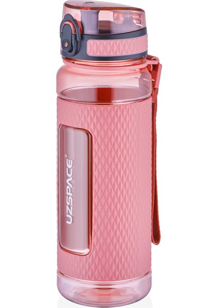 800ML -Büyük Boy- Tritan Su Matarası Silikon Korumalı Kaydırmaz Gövde