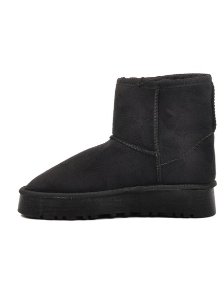 Poliüretan Siyah Süet Kadın Bot fiyatları