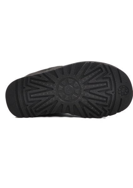 Poliüretan Siyah Süet Kadın Bot indirimleri