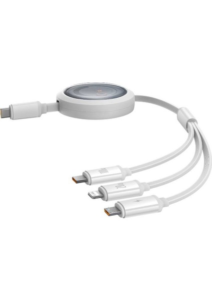 FREE2DRAW 100W 3in1 1.1m Usb-C Şarj Kablo