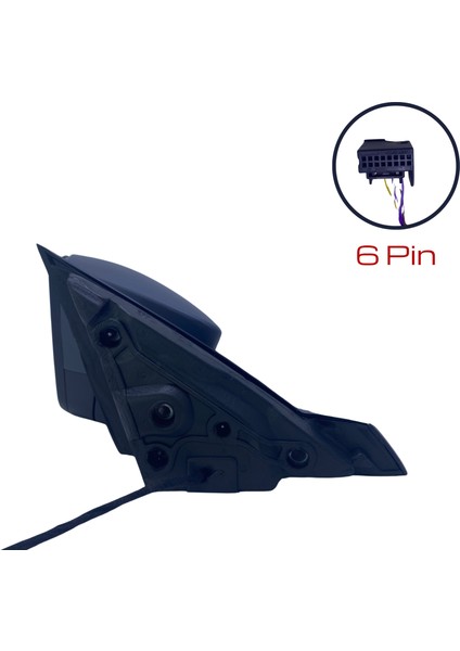 Dış Dikiz Aynası Vw T-Roc 2019-2021 Elektrikli, Isıtmalı, Sinyalli, Manuel Katlanır, Astarlı Kapak, 6 Pin indirimleri