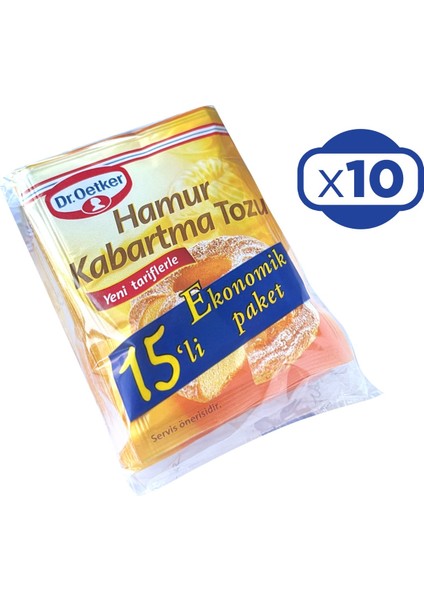 Hamur Kabartma Tozu 15 Li x 10 Adet