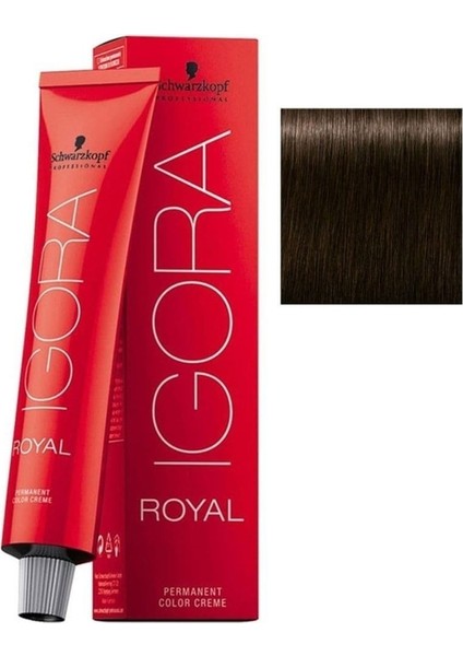 7 Adet Igora Royal 4-0 Kahve Saç Boyası