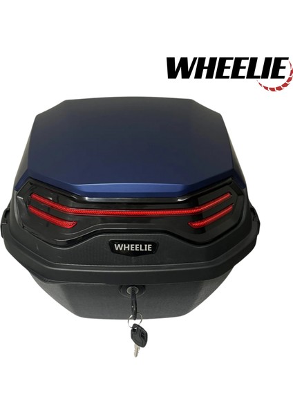 Wheelıe XT08-BL 32 Litre Motosiklet Arka Çanta Mavi Su Geçirmez