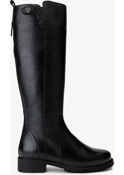 Kadın Siyah Floter Casual Çizme 33 2024 Bn Czm Sk24-25 Sıyah Fltr