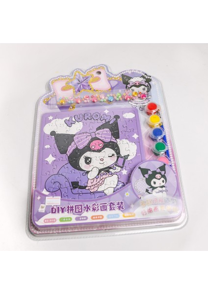 Sanrio Kuromi Boyama Setli Puzzle Oyun