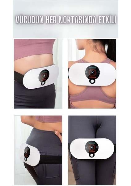 Titreşimli Masaj Kemeri Sıcak Kompres Göbek Bacak Masaj Kemeri TP-1031 indirimleri