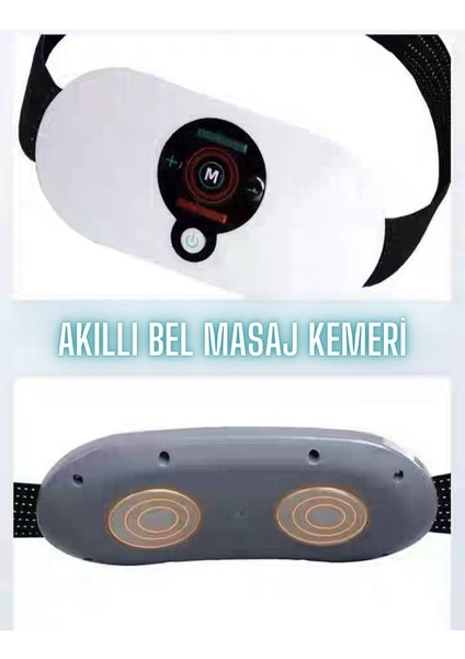 Titreşimli Masaj Kemeri Sıcak Kompres Göbek Bacak Masaj Kemeri TP-1031