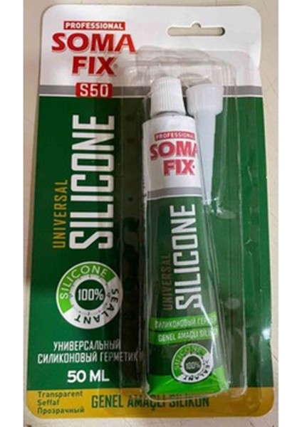 S50 Genel Amaçlı Silikon 50 ml - Şeffaf