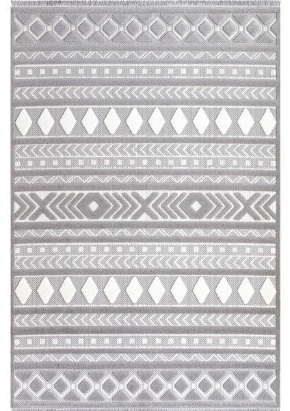 Ipek Mekik Halı Almond 11412 Iskandinav Tarz Dokuma Modern Desenli Halı