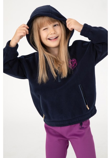 Kız Çocuk Lacivert Sweatshirt 50296287-VR033