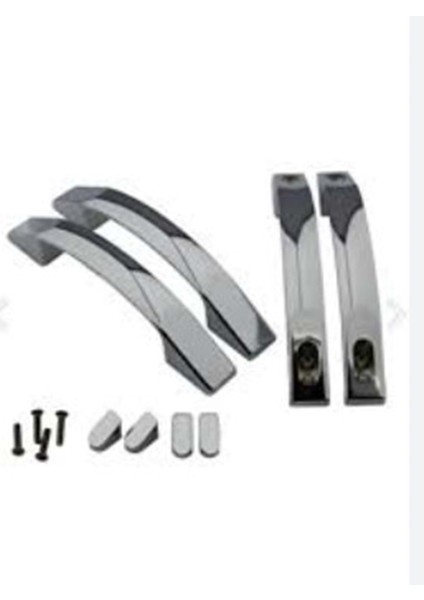 Duşakabin Kulp Takımı Krom Kaplamalı (14-15-16 cm)