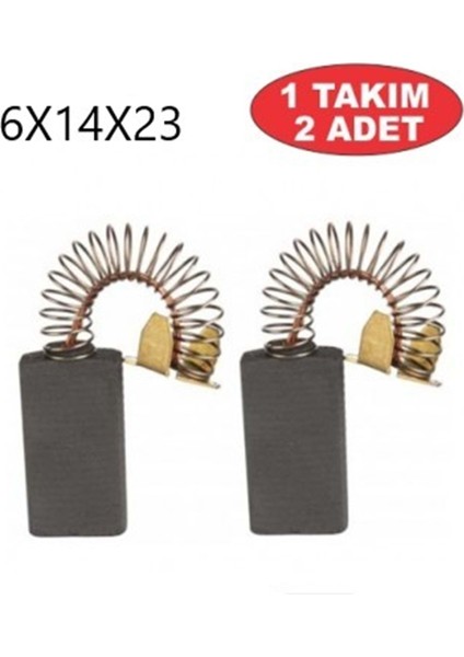 Bosch Tipi Manyetik Matkap Kömürü Yaylı 6MMX14MMX23MM