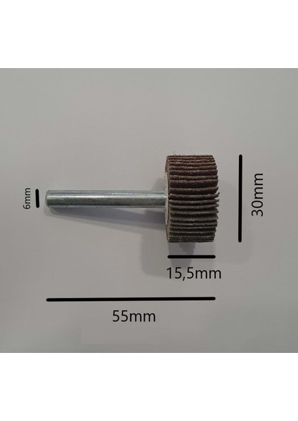 Matkap Ucu Yaprak Zımpara 60 Kum 30 mm