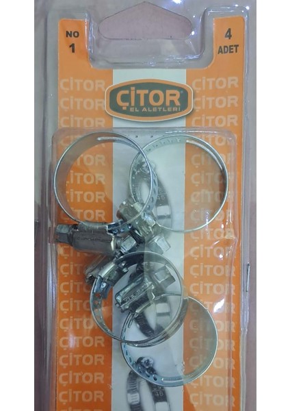 Çitor Hortum Kelepçesi 4 Lü CTR-045 18-25 mm