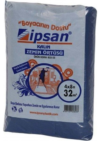 Koruyucu Kalın Zemin Örtüsü 4 x 8 = 32 M²