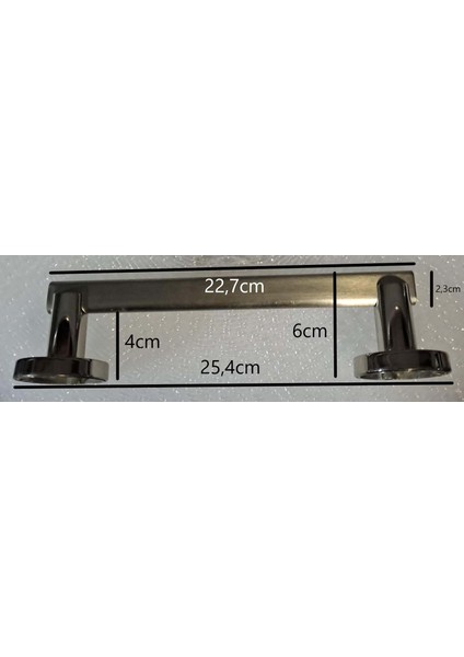 25 cm Saten Rozetli Tutma Kolu