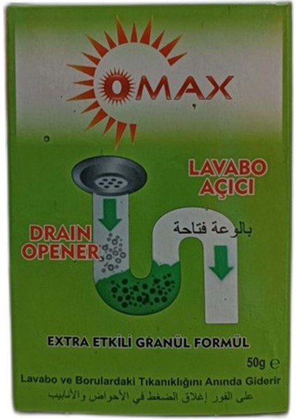 Leva House Omax Lavabo Açıcı 50 gr