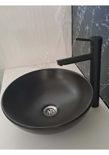 Platinum Serisi - Çanak Lavabo Bataryası - 15 cm Gagalı - Mat Siyah modelleri