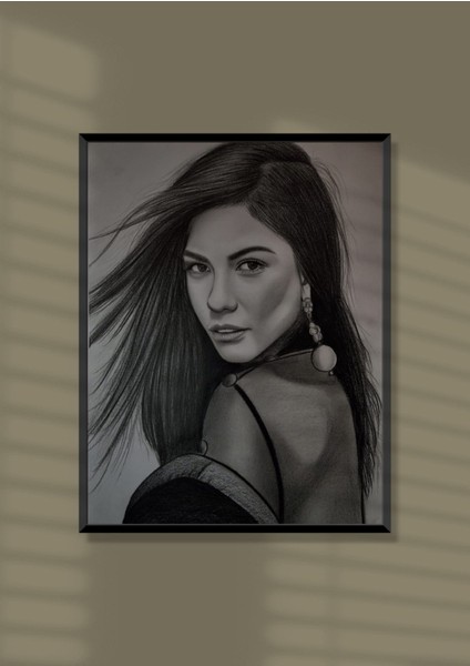 Kişiye Özel Karakalem Tablo ( 3 Kişilik)