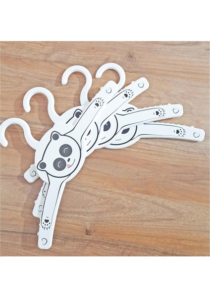 Gondol Çocuk Elbise Askısı Panda Desen 4 Lü G-228-P