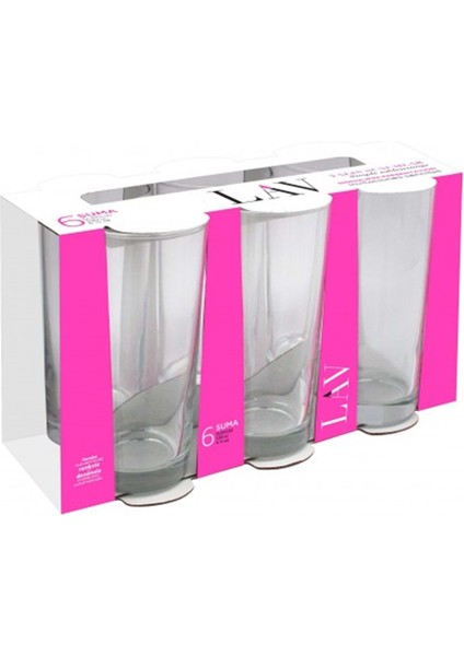 Lav Rakı & Mesrubat Bardağı 6 Lı Paket - Suma SUM330