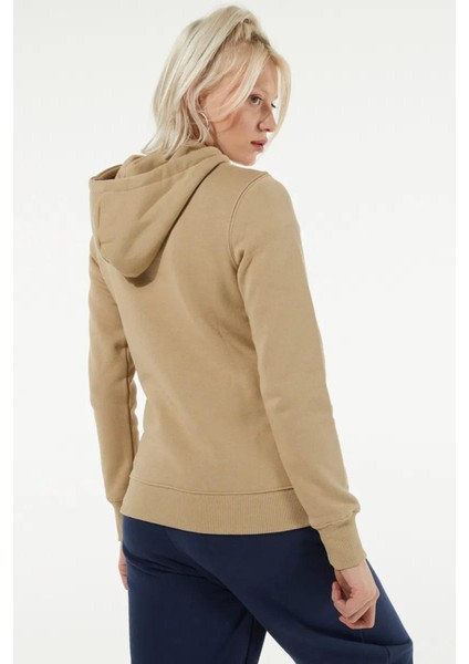 Women's Drew Peak Pull Hoodie Flax Kadın Kapüşonlu Sweatshirt Bej fiyatları