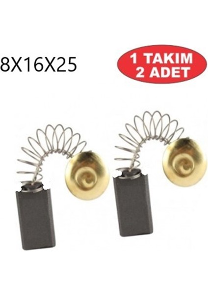 Aeg Bulgar Taşlama Kömürü Yaylı Soketli 8MMX16MMX25MM