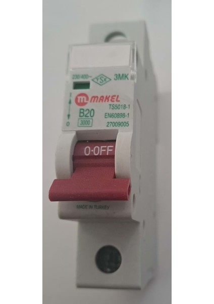 20 Amper B20 Otomat Sigorta