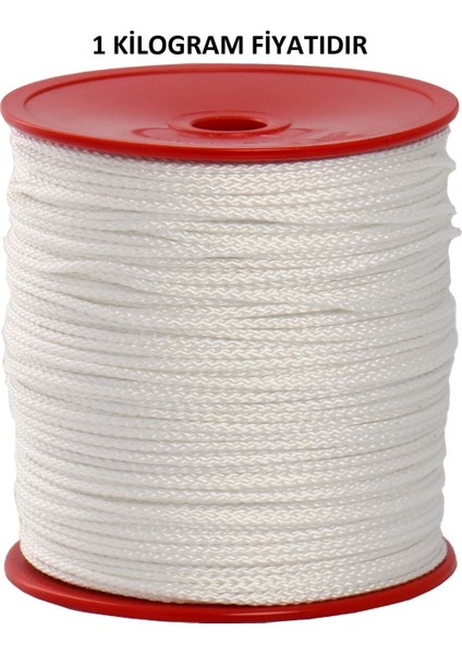 Makarada Sentetik Örme Ip & Halat Ince 3 mm ( kg ) ( 1 Kilogram Fiyatıdır )