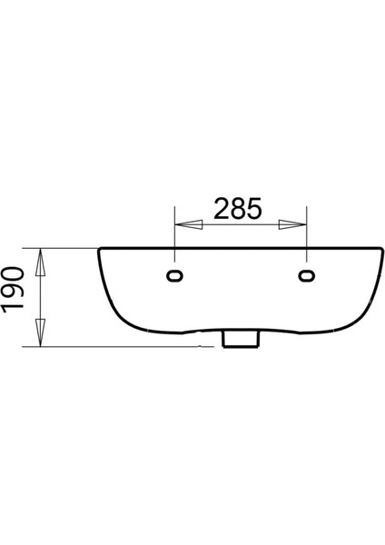 Alize Lavabo 50 x 60 cm