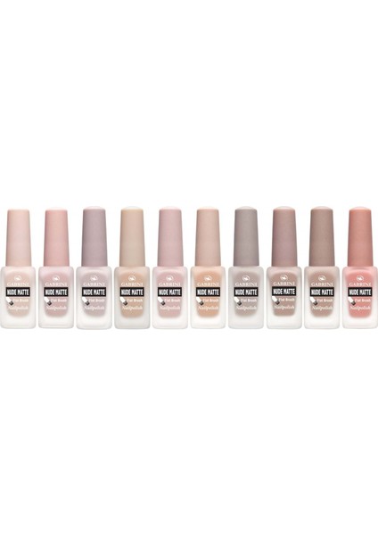 Nude Matte Oje - Açık Kahverengi 07