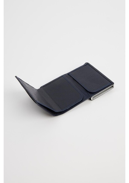 Hakiki Deri Erkek Lacivert Cüzdan fırsatları