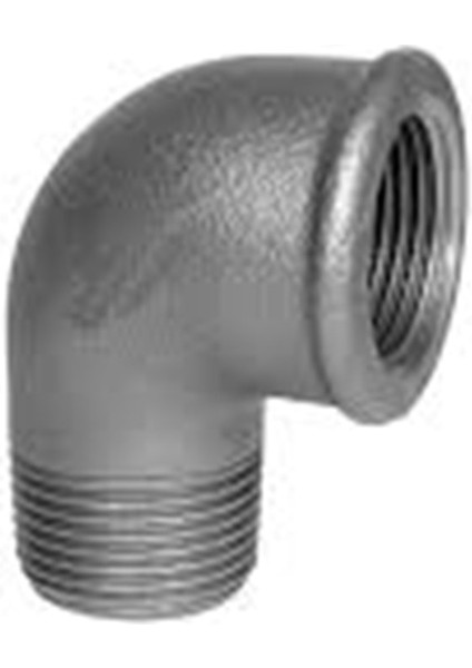Fitings - Kuyruklu Dirsek Galvaniz 1/2"