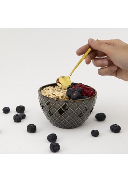 Porselen Kupa Kase Seti Bowl Mug Kahvaltı Ikili Set (Koyu Kahverengi) modelleri
