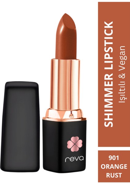 Shimmer Lipstick Işıltı Ruj 4 gr No: 901 Vegan & Temiz İçerik