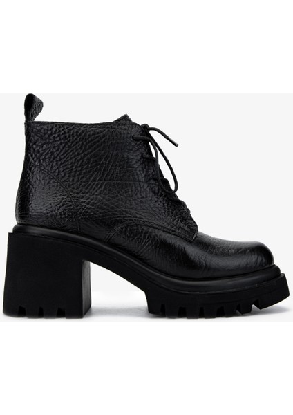 Kadın Siyah Floter Topuklu Bot 1031 001-R27723 Bn Bot SK24-25 Sıyah Fltr